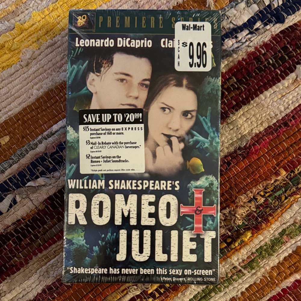 Romeo & Juliet (1996) VHS Tape Sealed. Movie 🍿